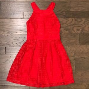 Semi formal short red dress